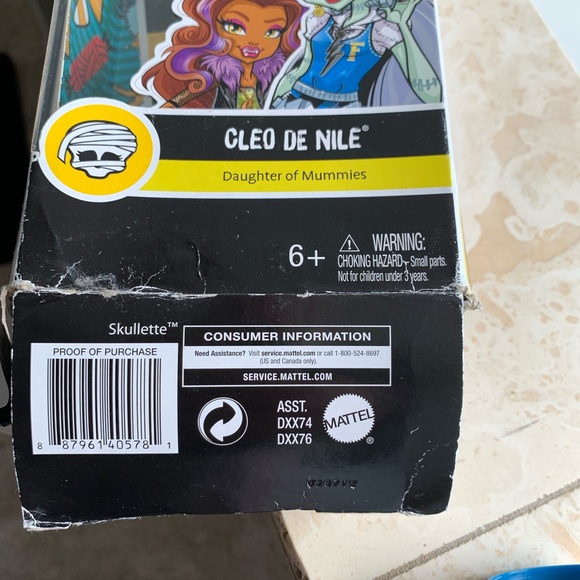 Mattel Monster High Doll Cleo De Nile Daughter of Mummies 2016 Retired - Picture 4 of 7